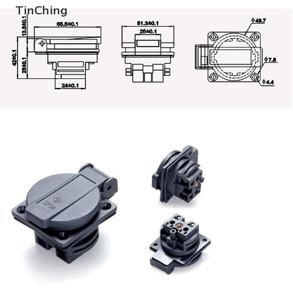 Ổ Cắm Điện AC 250V Đức Chống Thấm Nước Tiện Dụng