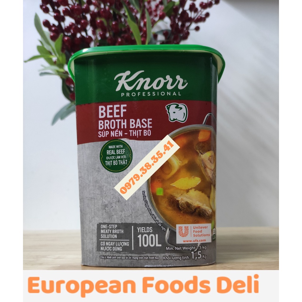 Gia Vị Bột Xốt Nâu Knorr Demi Glace Hộp 1KG