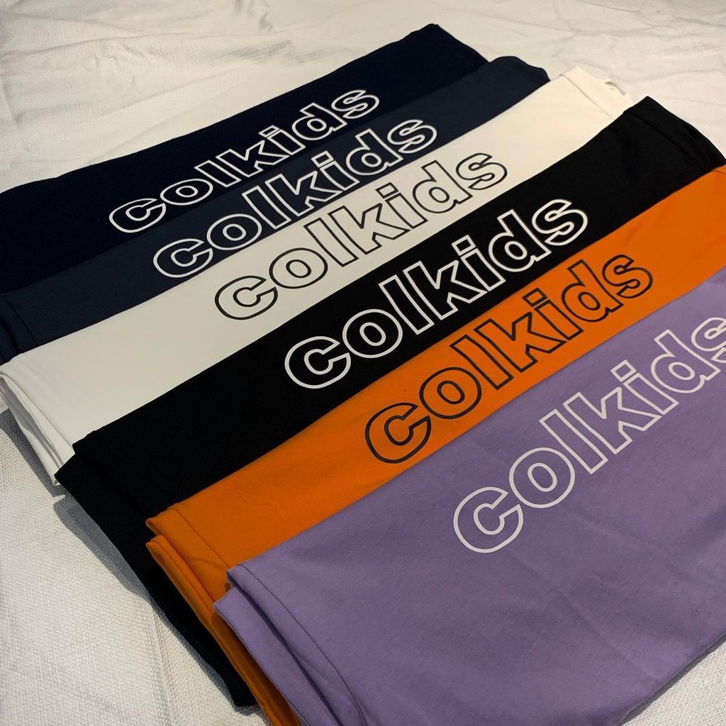 Áo thun tay lỡ COLKIDS - Áo phông nam nữ chất vải thun cotton 100% chất mát. ( V13 )