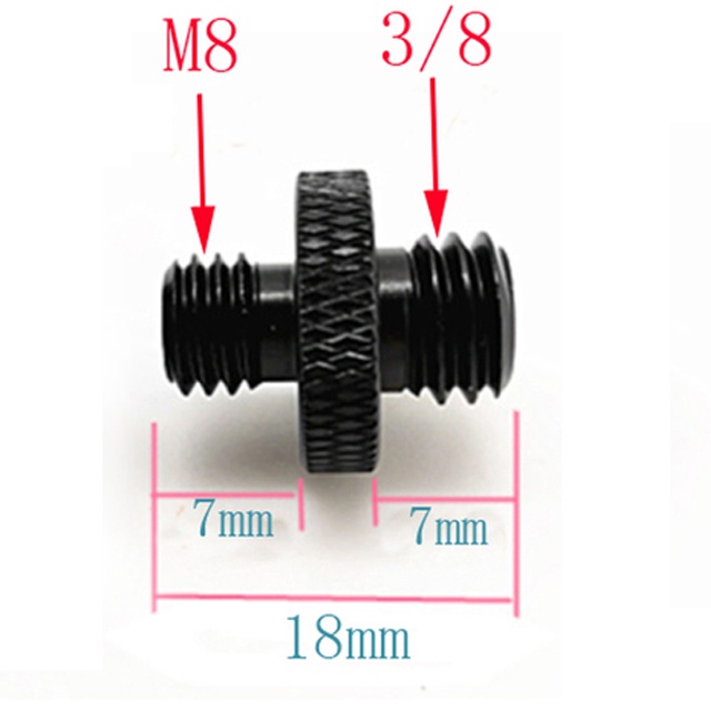 Ốc Chuyển Đổi Từ M4 M5 M6 M8 M10 Sang 1/4 Hoặc 3/8 Cho Chân Máy Ảnh