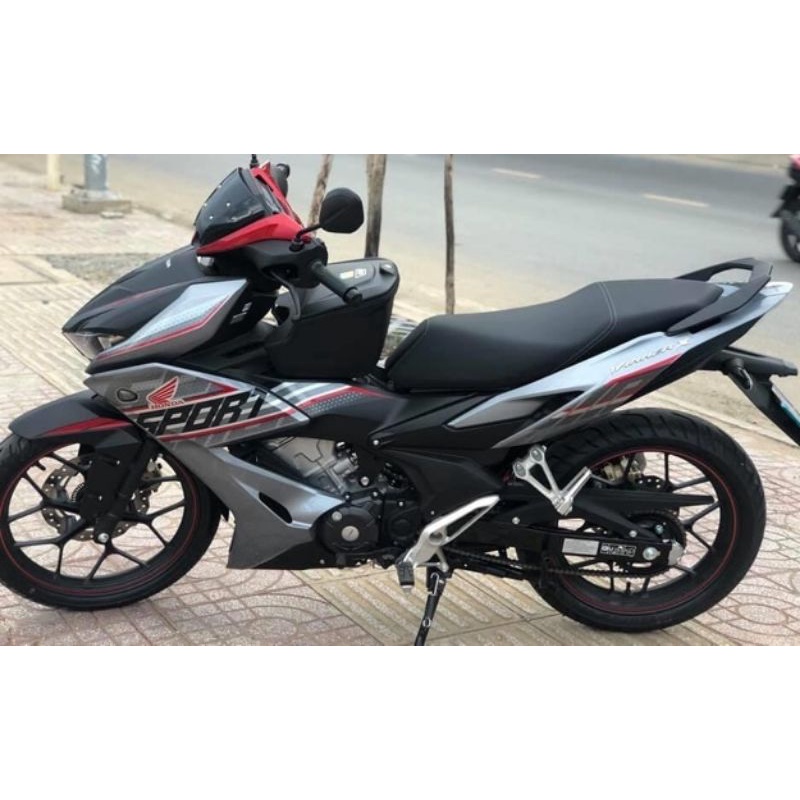 Cảng Tay Dắt Sau WINNER X V2-V3 RS-X Nhôm Đúc Sơn Đen Kiểu WINNER V1
