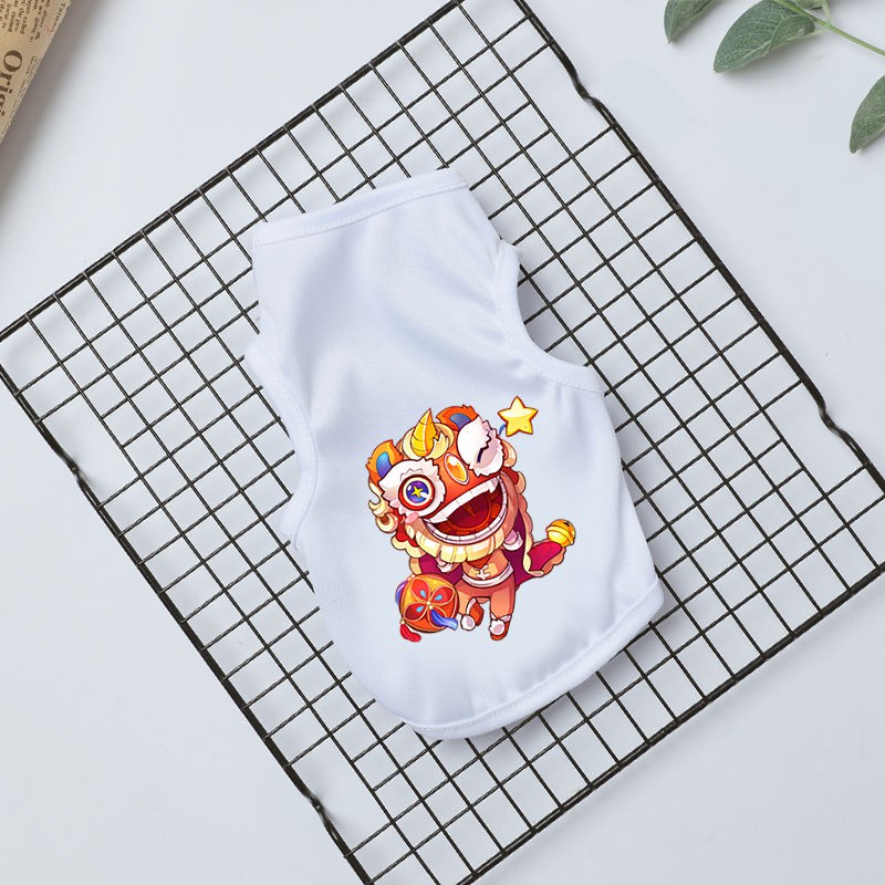 Puppy Spring / Summer Vest Teddy Fight Pug Cat Cool Không tay nhỏ Golden Retriever Pet Quần áo