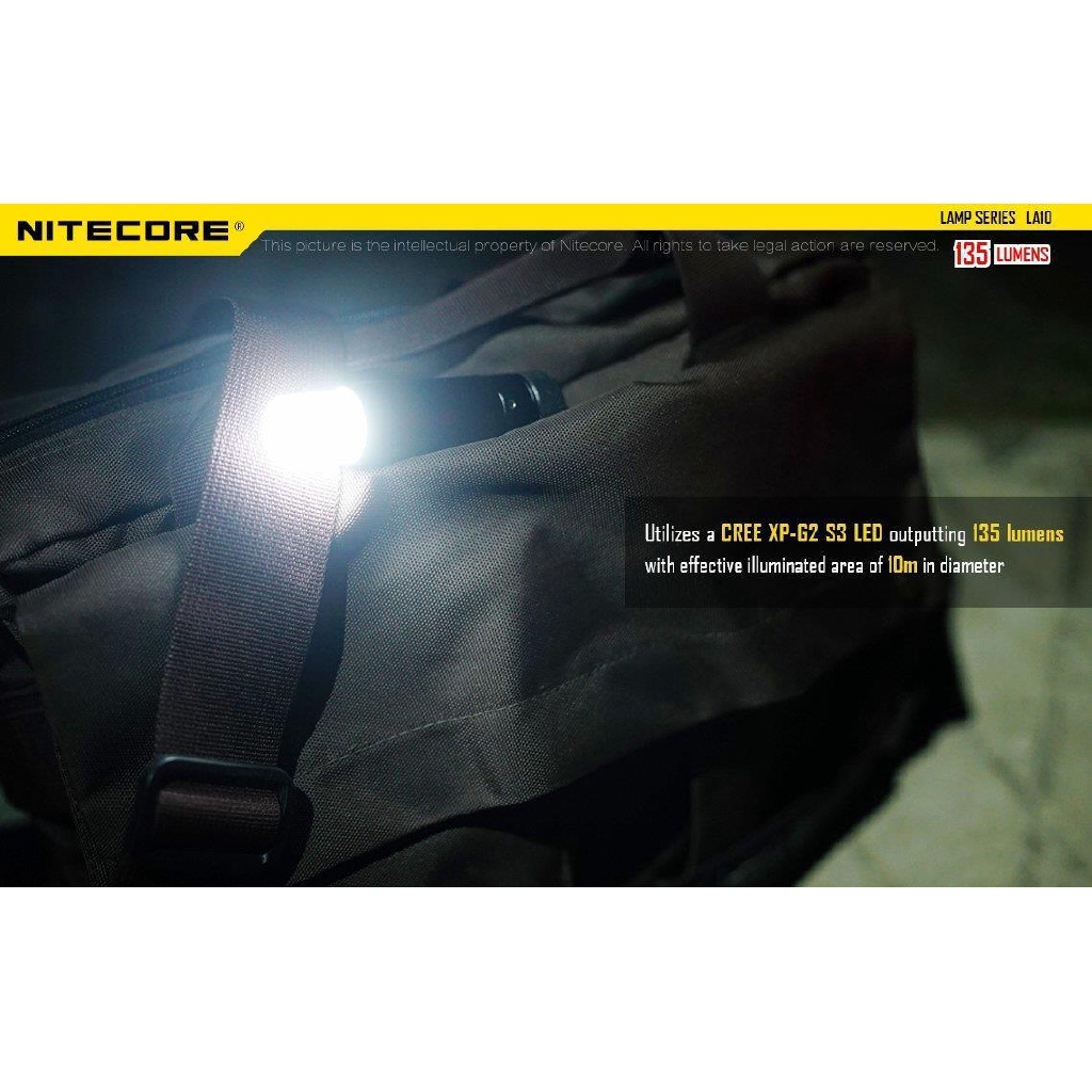 Đèn pin LED Nitecore LA10 135 Lumen 1xAA