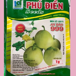 HẠT GIỐNG DƯA LÊ LAI F1 SIÊU NGỌT(gói 30 hạt)