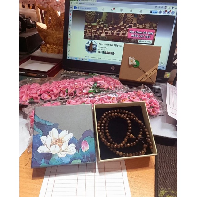 Hộp Hoa Sen Đựng Vòng Tay, Trang Sức Cao Cấp Mẫu Mới Siêu Rẻ