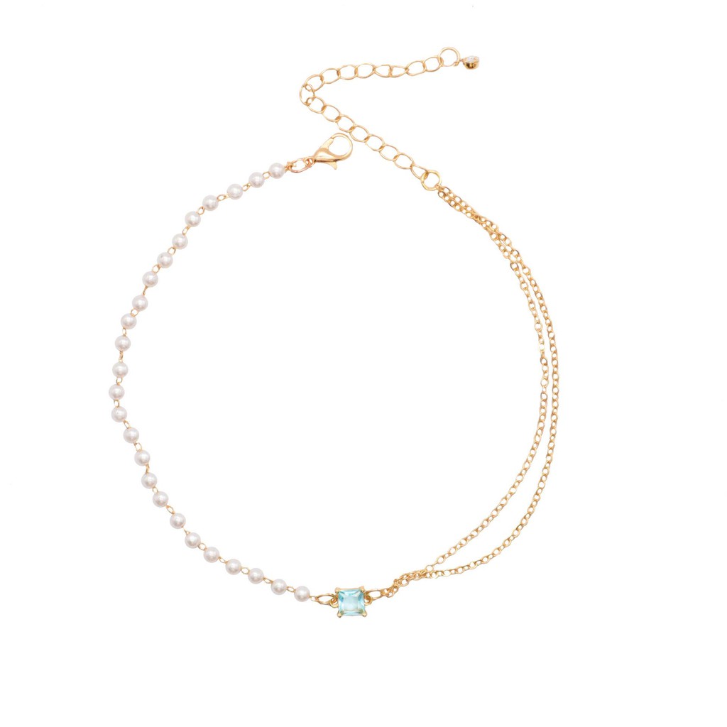 Set 5 choker xanh dịu dàng sang chảnh