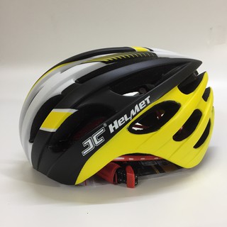 Mũ bảo hiểm xe đạp chính hãng JC Helmet m25 vàng trắng