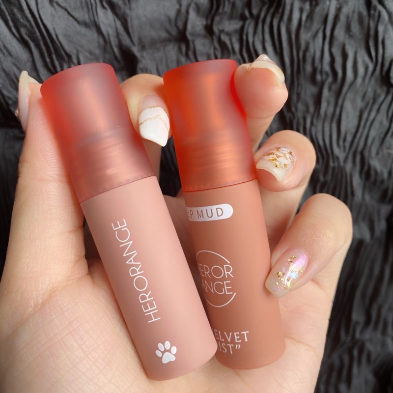Son Kem HERORANGE Velvet Mist Thỏi Mini