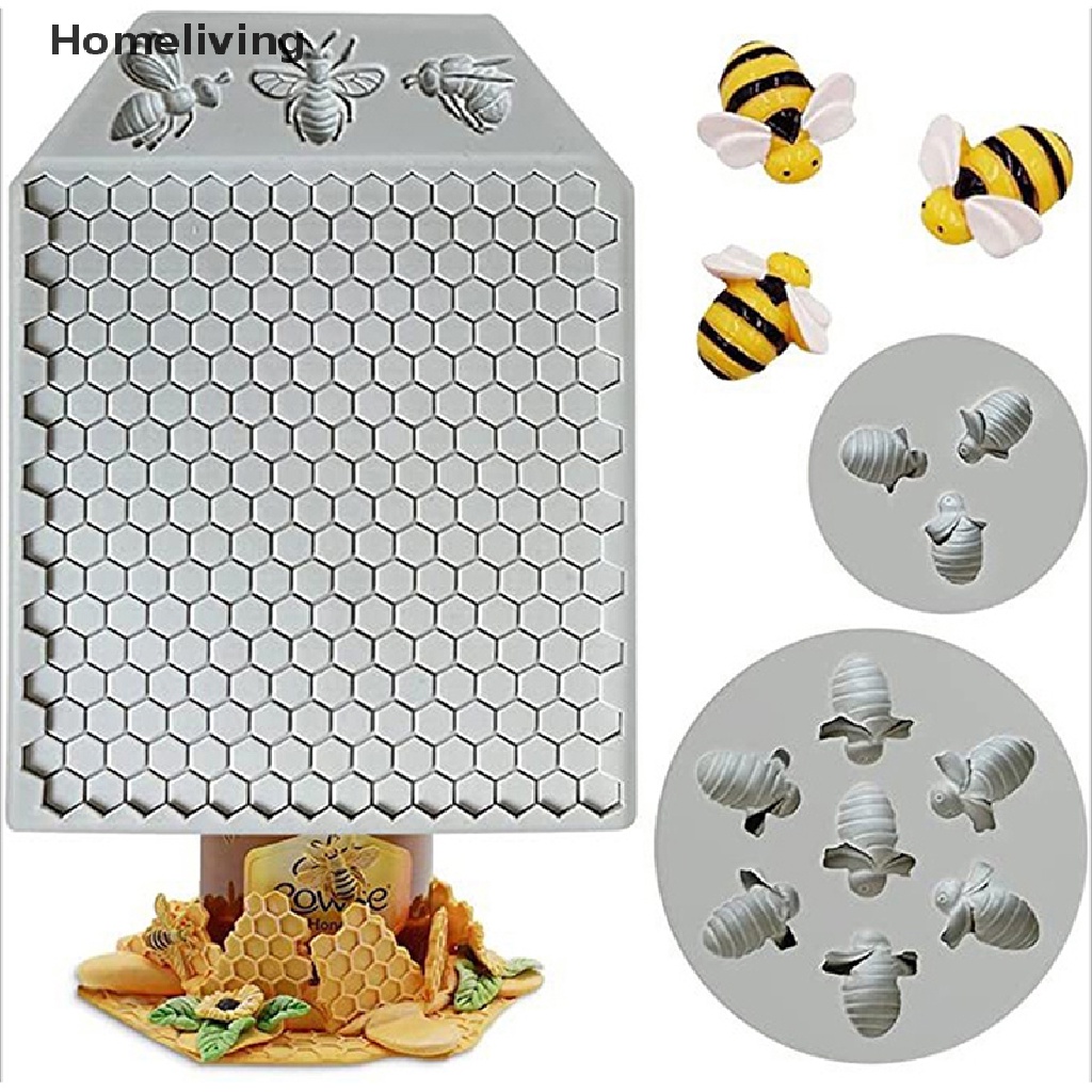 Khuôn Silicone Làm Bánh Hình Tổ Ong Độc Đáo Tiện Dụng