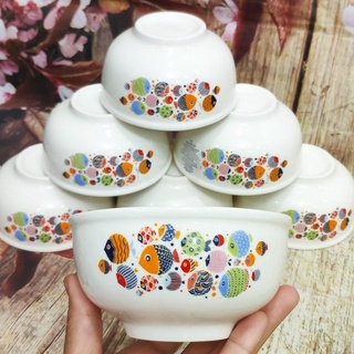 Bộ chén sứ cao cấp hình cá - chén sứ ăn cơm