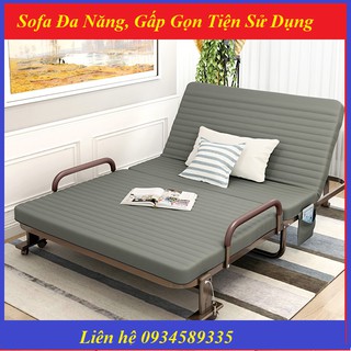 Giường sofa , ghế gấp gọn kiểu dáng hàn quốc so fa giá rẻ kt 120cm x 192cm