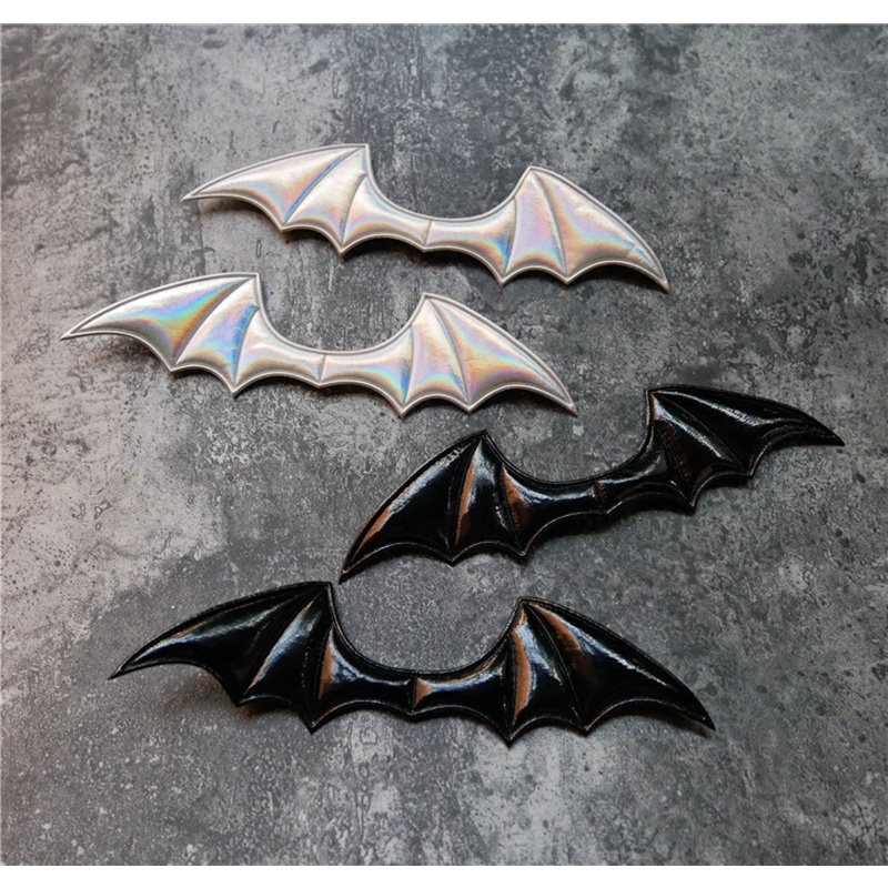 Sa Set 10 Miếng Dán Trang Trí Hình Cánh Dơi Độc Đáo
