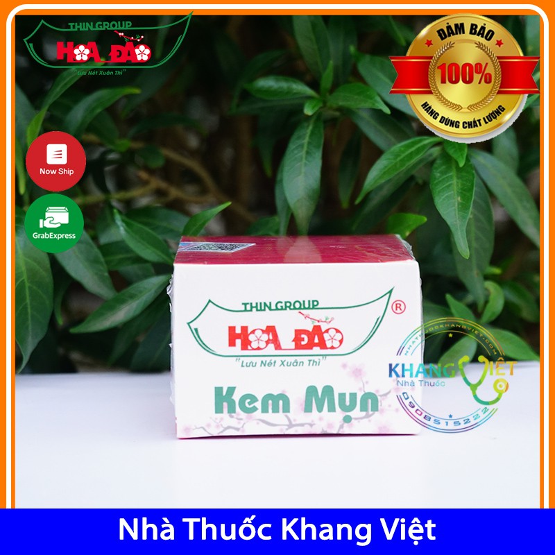 Kem Mụn Hoa Đào Thingroup Chính Hãng Size bé 8g Phù Hợp Với Mọi Loại Da