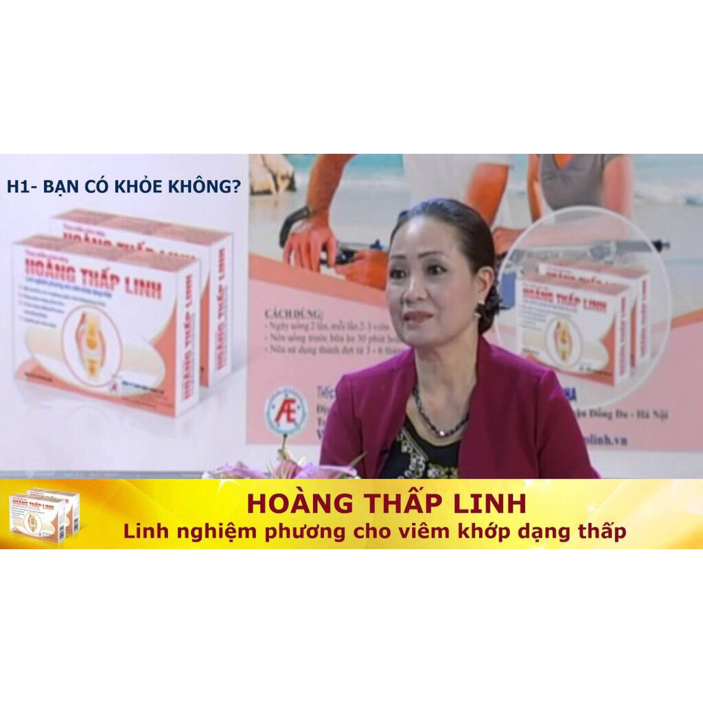 Hoàng Thấp Linh - Hỗ trợ và phòng ngừa viêm khớp, viên đa khớp dạng thấp (Hộp 30 viên)