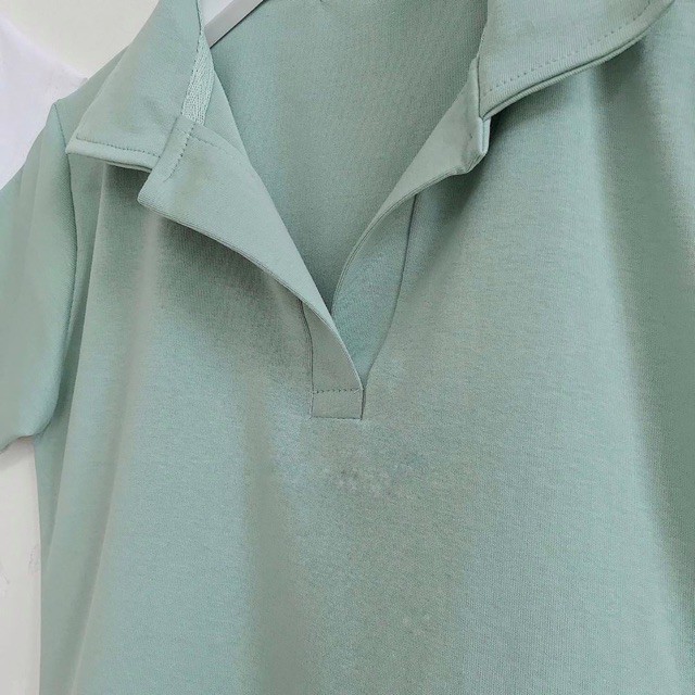 Áo croptop nữ có cổ ngắn tay - áo croptop polo chất đẹp form dưới 55kg | BigBuy360 - bigbuy360.vn
