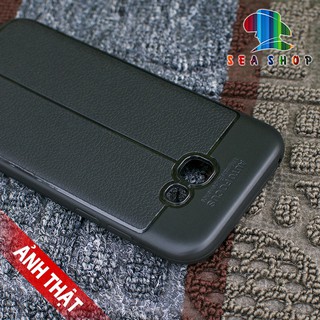 Ốp samsung galaxy a5 2017 - a520 vân da loại a - nhựa dẻo - vân da - chống sốc - kính cường lực full 9d