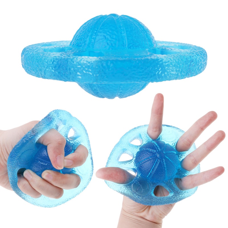 Dụng Cụ Luyện Tập Sức Mạnh Ngón Tay 8 Lỗ Bằng TPE Mềm Co Giãn