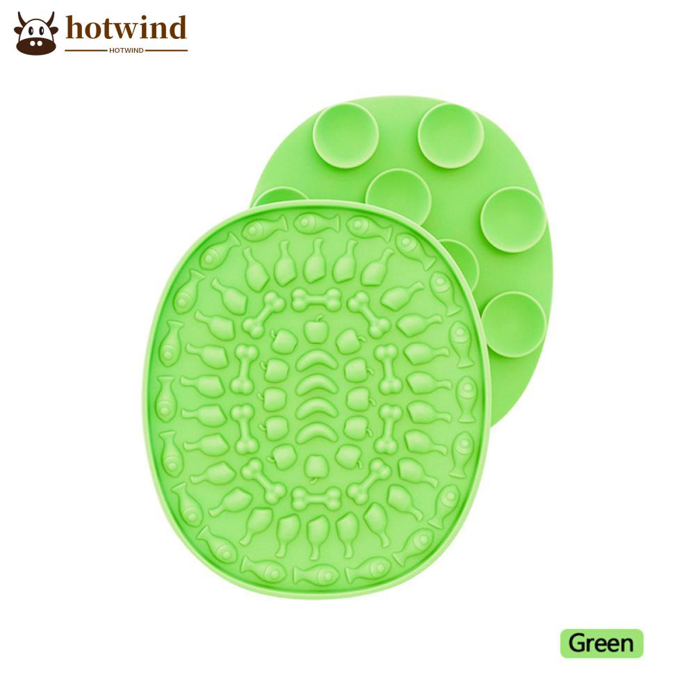 Đĩa Silicone Tròn Đựng Thức Ăn Cho Chó Liếm Kèm Móc Hít Chân Không