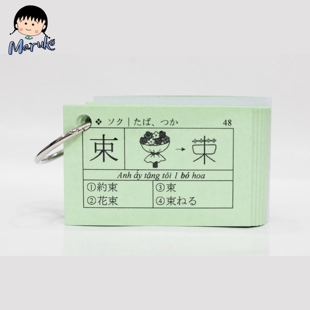 Thẻ Học Tiếng Nhật Kanji N3 Tái Bản Mới Nhất - Flashcard Kanji N3