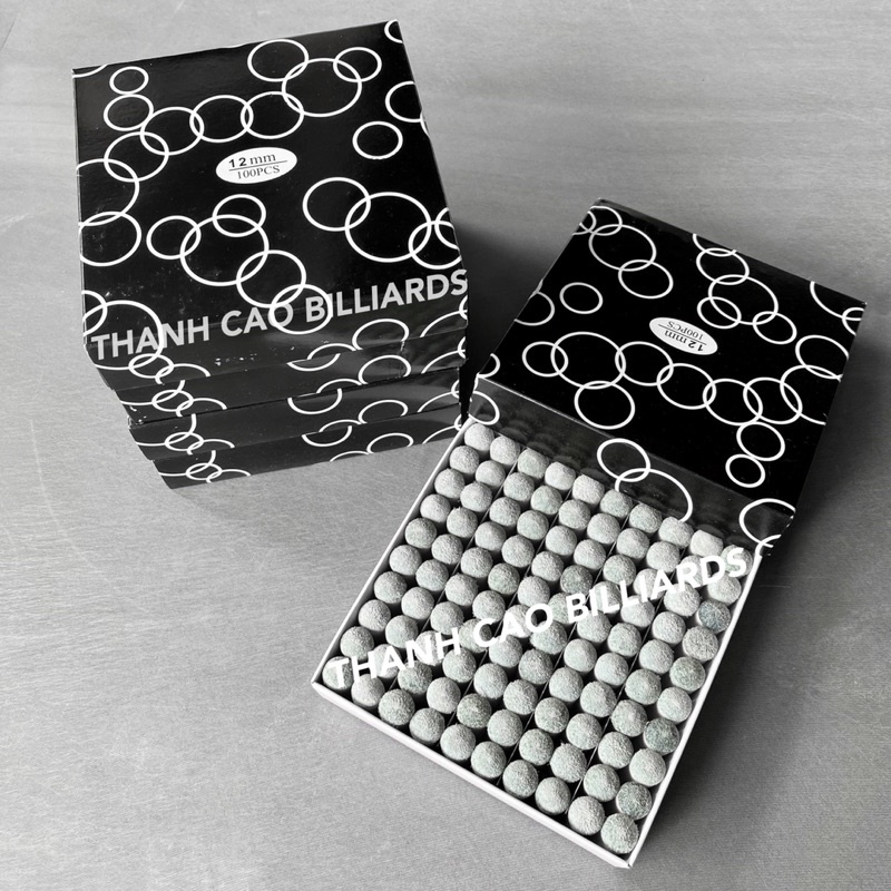Đầu Chụp Cơ Bida 12mm Dán Sẵn Tiện Lợi | Đầu Chụp Gậy Bi-a | Đầu Cơ Bida Giá Rẻ