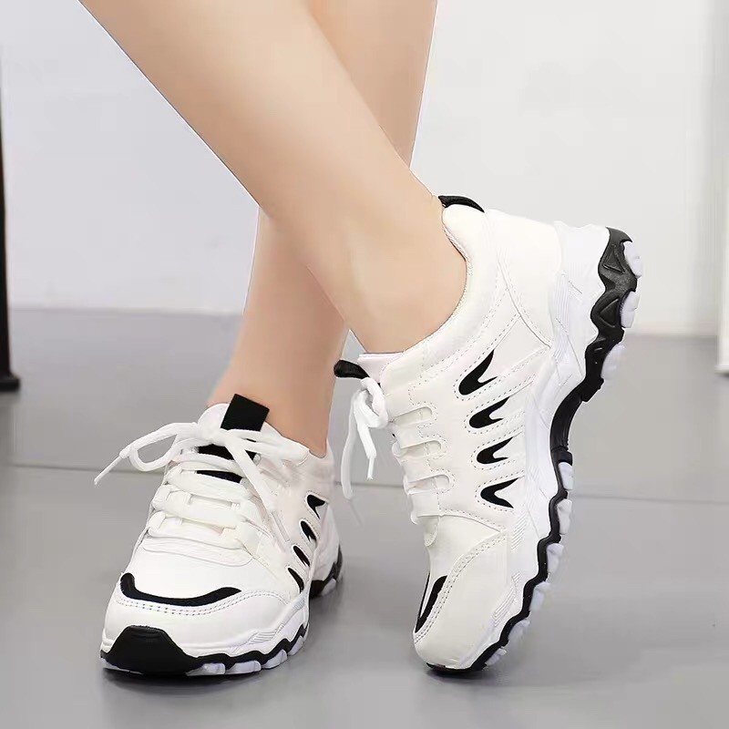 Giày thể thao nữ phong cách đế phối màu hót hít mã A14 | BigBuy360 - bigbuy360.vn