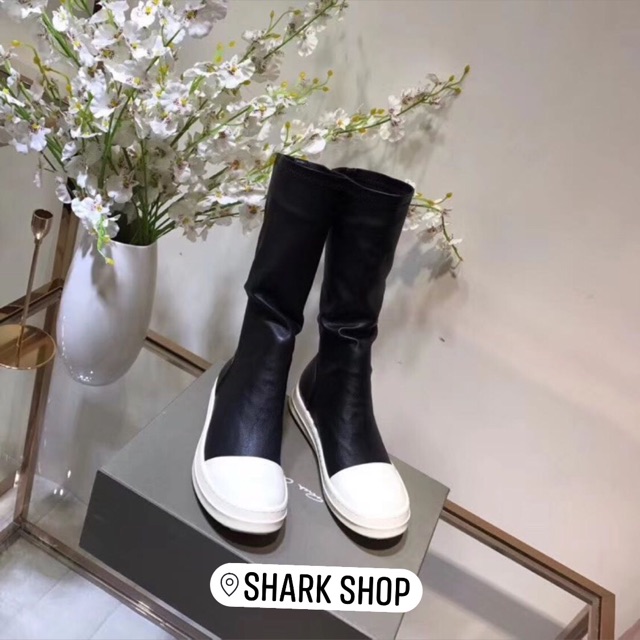 Giày Ro slipon cao cổ da