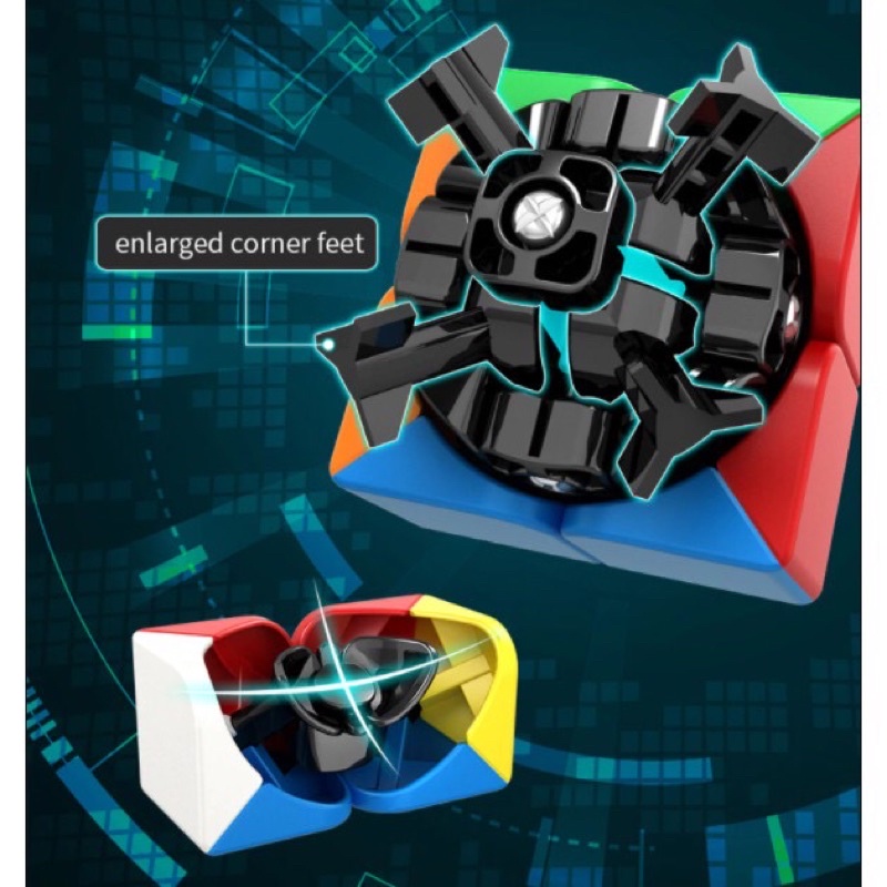 Rubik 2x2 Stickerless MoYu MeiLong MFJS Rubic 2 Tầng 2x2x2 Đồ Chơi Thông Minh
