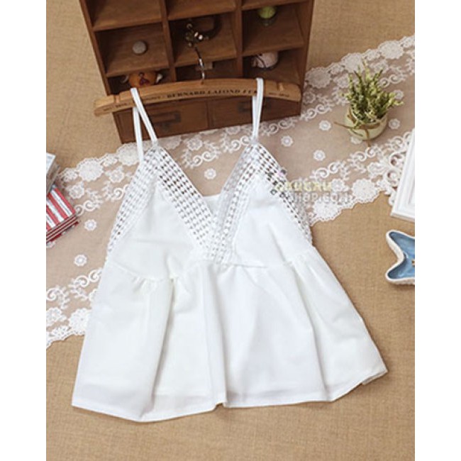 Áo 2 Dây Viền Ren Dạo Phố | BigBuy360 - bigbuy360.vn