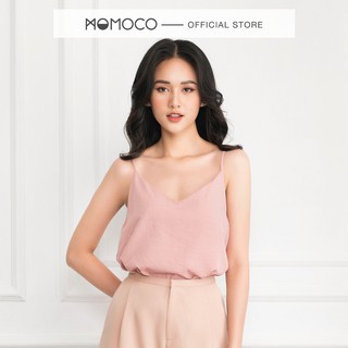 Áo Hai Dây Nữ MOMOCO ESSENTIALS Basic Camisole Chất Đũi Xước Mềm Mại - M2778