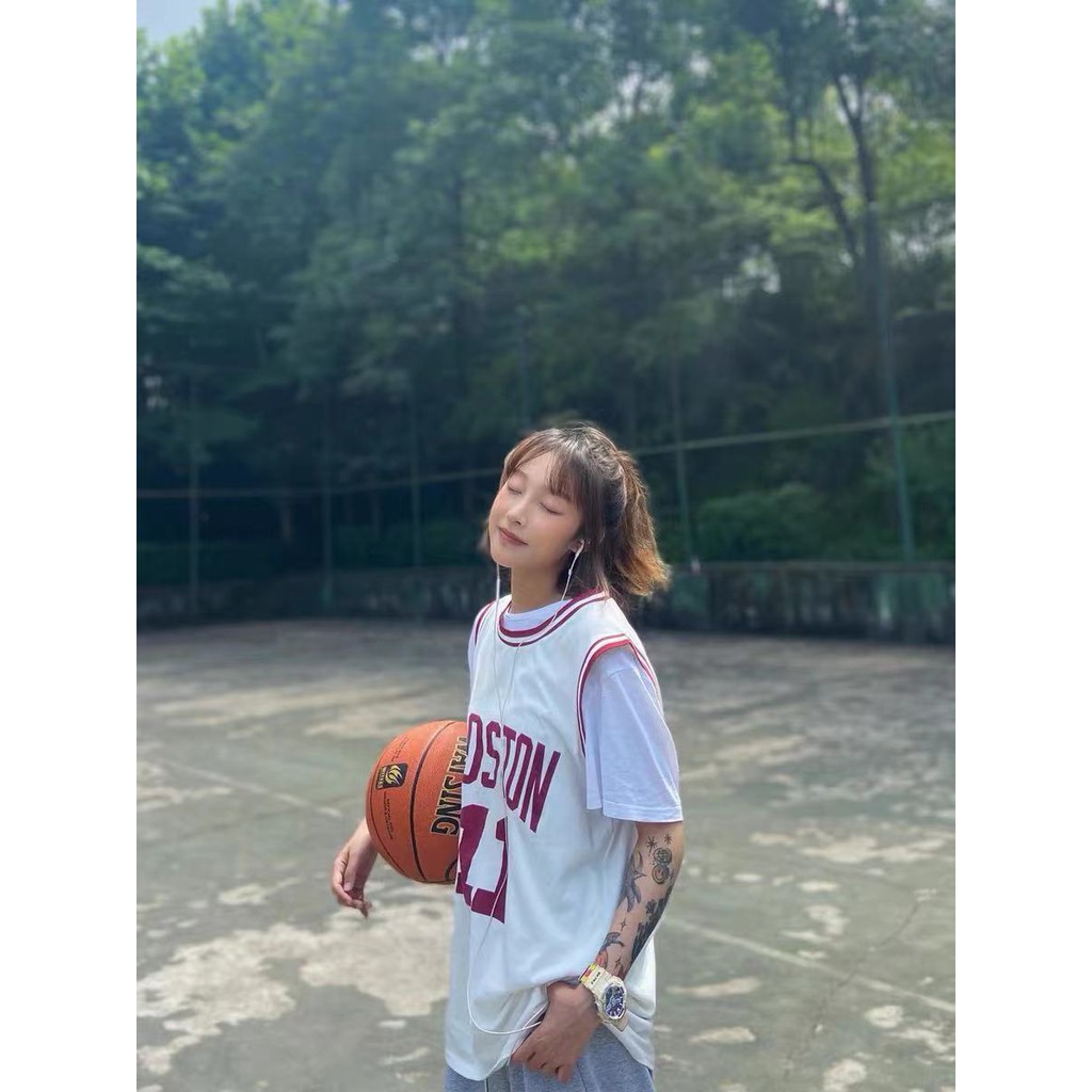 Áo thun bóng rổ sát nách phong cách Hàn Quốc trẻ trung năng động M-2XL