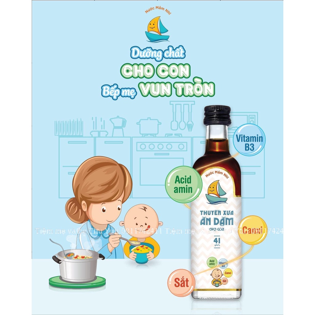 Nước mắm ăn dặm ch bé Thuyền Xưa
