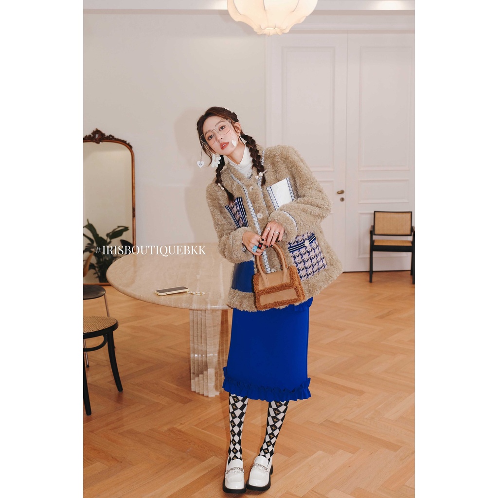 Iris Boutique IC2151140 22/SS Sheep Coat Áo khoác