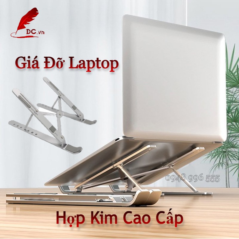 [Hàng Nhập - Cao Cấp] (Kèm Túi) Giá Đỡ Máy Tính Macbook Laptop Ipad Hợp Kim Nhôm Chắc Chắn Thu Gọn Tiện Lợi