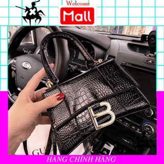 Túi xách đeo chéo nữ balen chữ B da cá sấu giá rẻ HT46