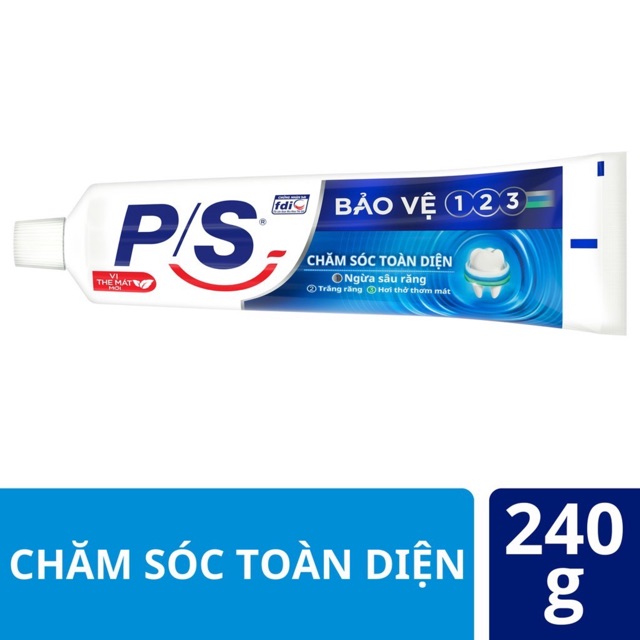 Kem đánh răng P/S Bảo Vệ 123 Chăm Sóc Toàn Diện 230g