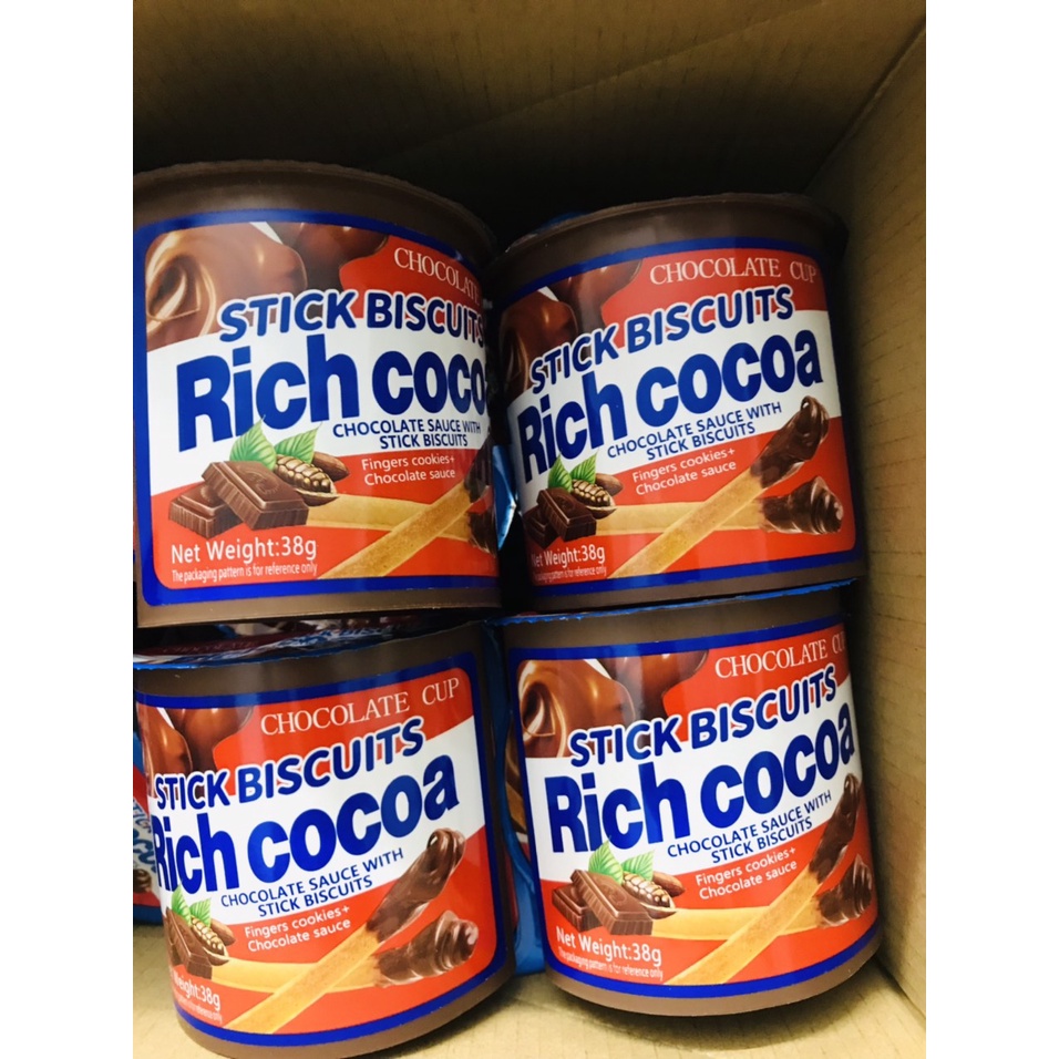 Bánh Que Chấm Rich Cocoa 38g Ngon Khó Cưỡng