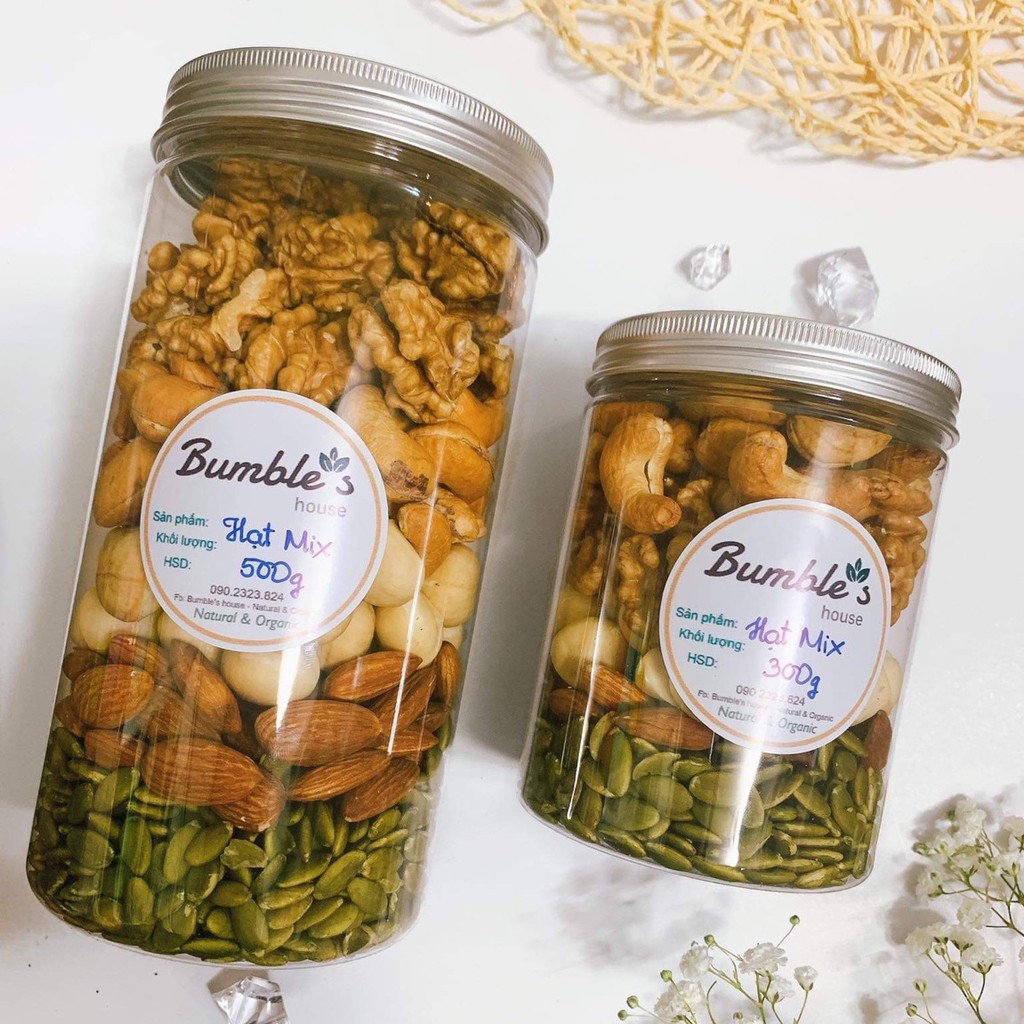 Hạt mix nuts 5 loại hạt dinh dưỡng - 500g