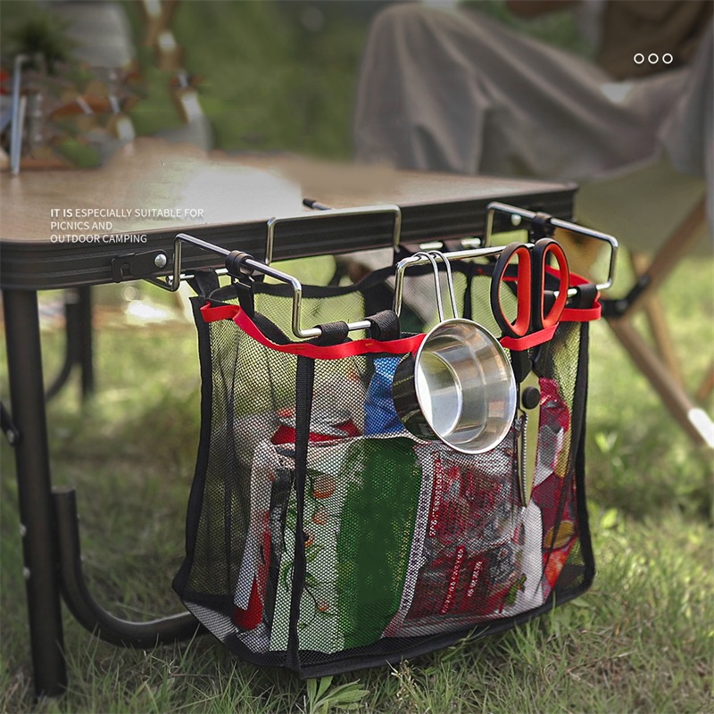 [Hàng Sẵn] Túi Lưới Đựng Đồ Cắm Trại Gấp Gọn Tiện Dụng Cho dã ngoại Ngoài Trời【Southdakota051】