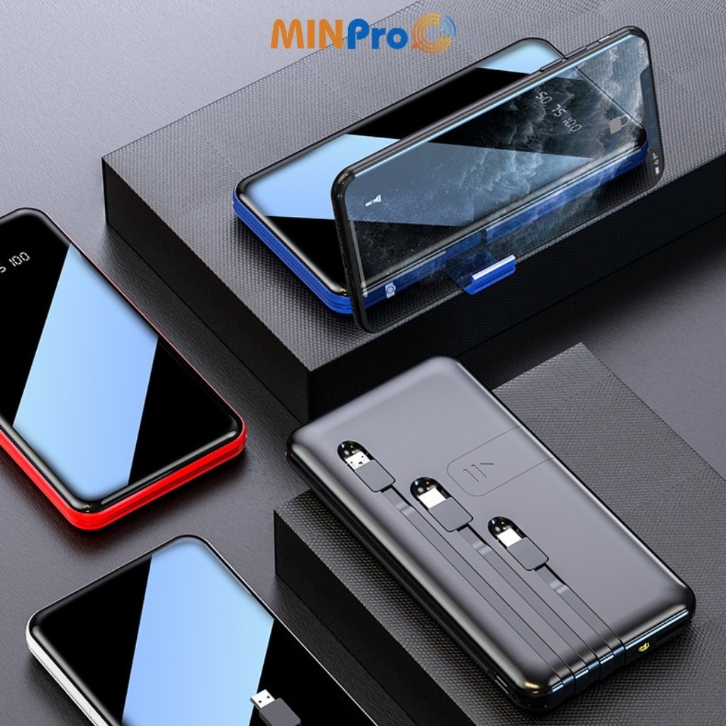 [Mã BMBAU50 giảm 7% đơn 99K] Pin sạc dự phòng Minpro hình chữ nhật 20000mAh