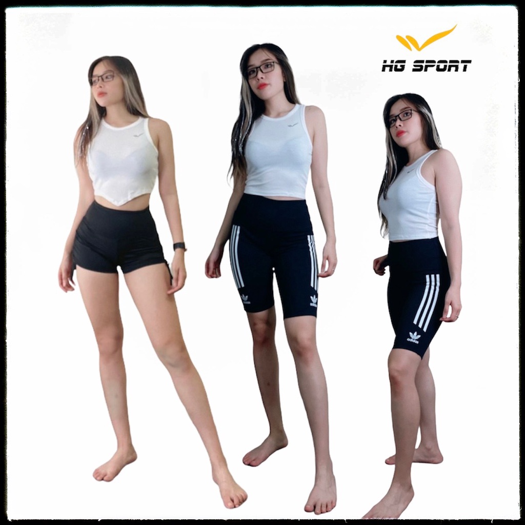 Áo tập Yoga, Gym,Croptop thun tăm Đồ Tập Thể Thao nữ Hg Sport CR09