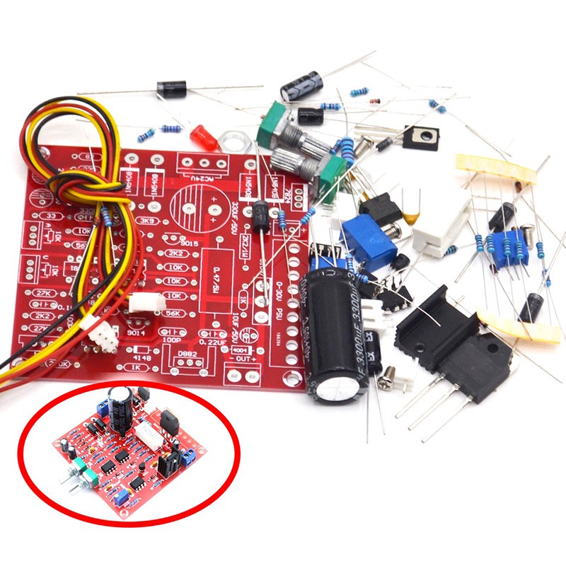 Mạch nguồn DC điều chỉnh dòng điện và điện áp 0-30V 2mA-3A  bảo vệ hoàn toàn chống quá tải hoặc hỏng hóc