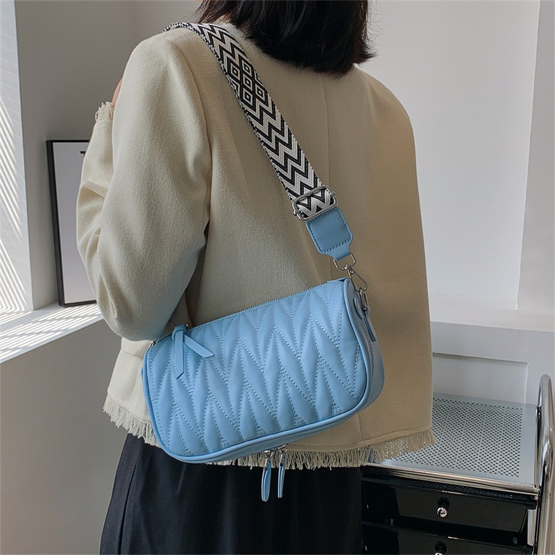 Túi Đeo Chéo Xếp Ly Thời Trang Hàn Quốc Cho Nữ