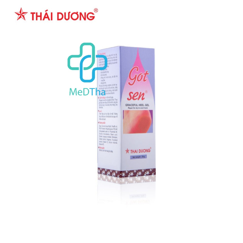 Kem Gót Sen - Kem dưỡng ẩm, giảm nứt nẻ, khô da, á sừng, mềm da của Sao Thái dương (Tuýp 20g) [Chính hãng]