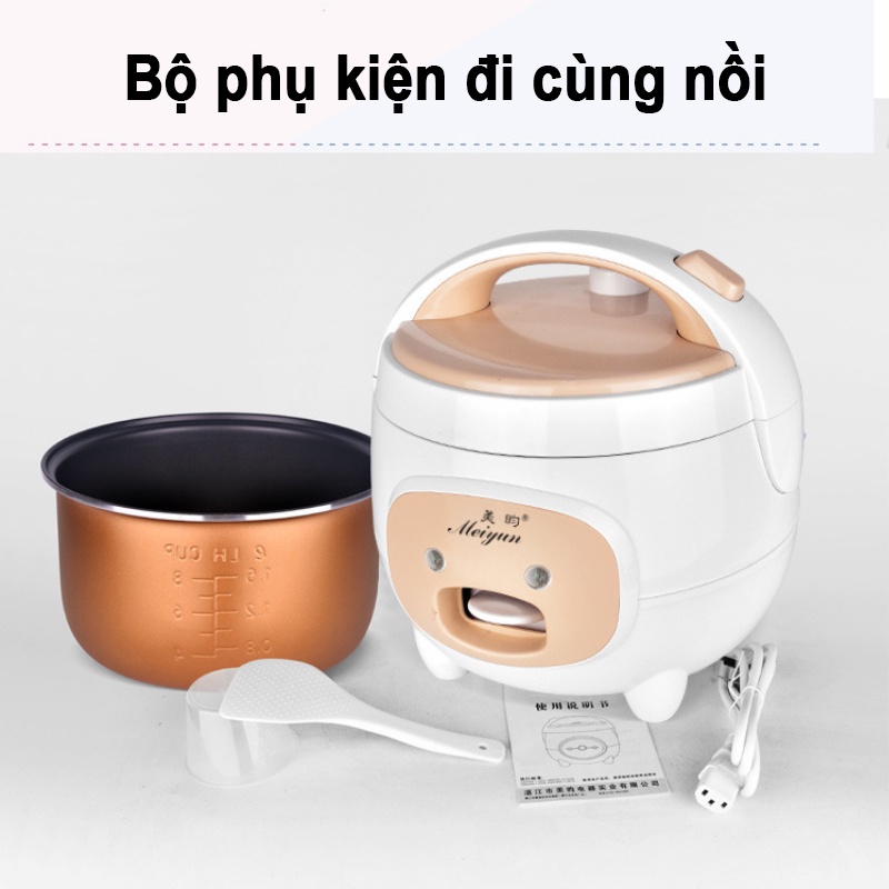 Nồi Cơm Điện Mini Đa Năng MEIYUN 2L/3L/5L Hàng Nội Địa Cao Cấp Phù Hợp Cho 2-6 Người