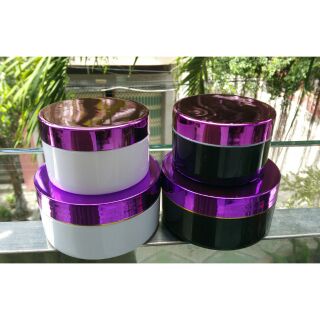 Hũ đựng kem body nắp xi tím