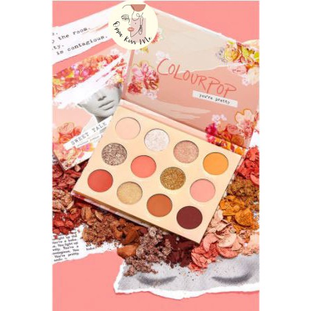 {CHÍNH HÃNG} BẢNG PHẤN MẮT 12 Ô COLOURPOP SWEET TALK, YES PLEASE PRESSED POWDER SHADOW PALETTE