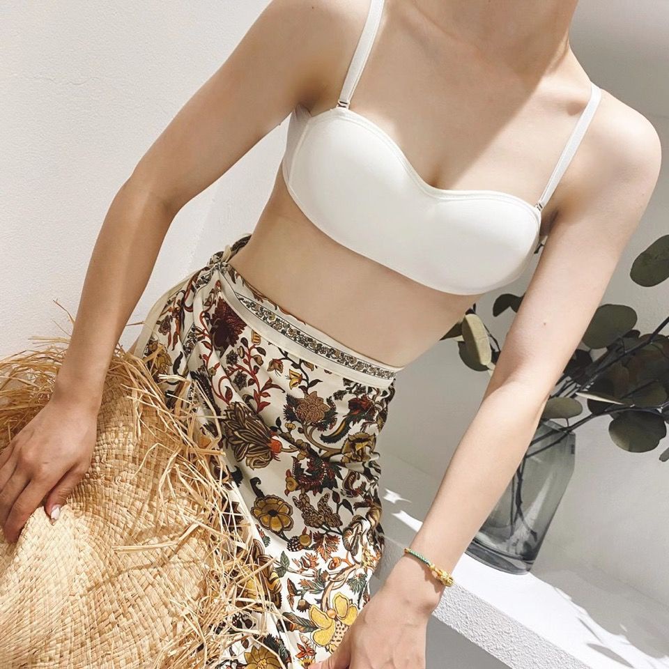 Áo Ngực Không Dây Không Gọng Thép Tàng Hình Không Lộ Viền May Thời Trang Mùa Hè Cho Nữ