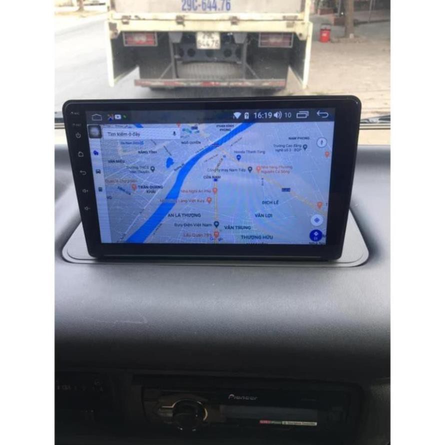 Mặt dưỡng màn hình Android cho xe tải  xe khách9 inch full jack nguồn chuyển 24v 12v
