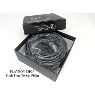 Thắt Lưng Da Playboy Bạc TLBK05