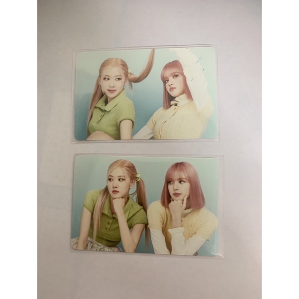 CARD BLACKPINK UNIT JENSOO LICHAENG